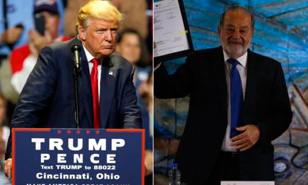 Trump va contra Carlos Slim