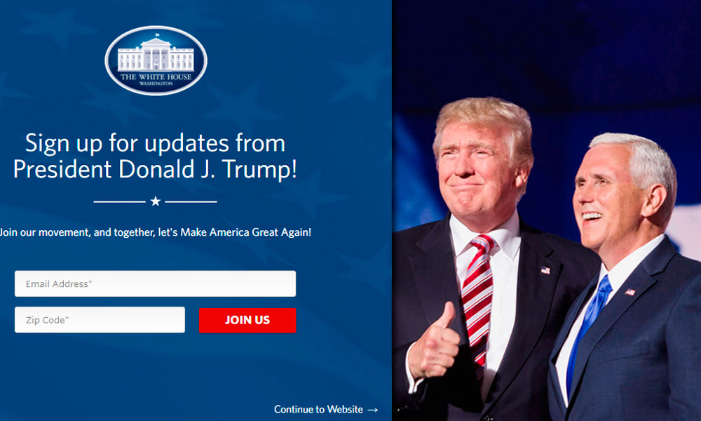 Eliminan sitio web en español de la Casa Blanca