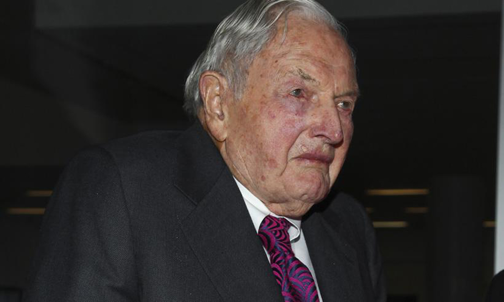 Muere David Rockefeller a los 101 años de edad