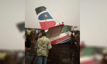 Se estrella avión de pasajeros en Sudán del Sur