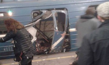 Deja 10 muertos explosión en metro de San Petersburgo