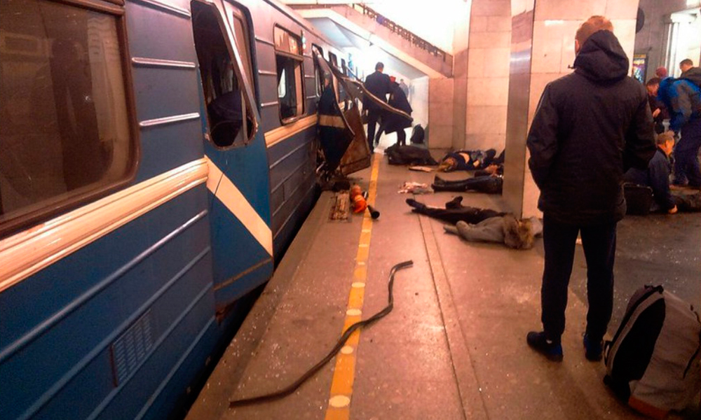Sube a 11 cifra de muertos por explosión en San Petersburgo