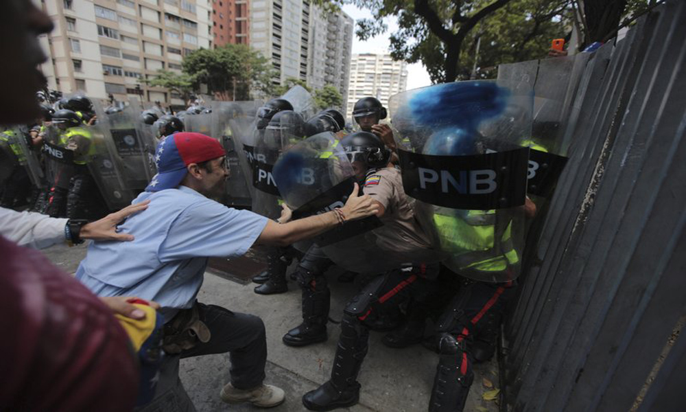 Marcha oposición venezolana contra gobierno de Maduro