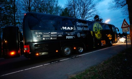 Cae sospechoso por atentado contra autob&uacute;s del Borussia Dortmund