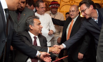 Asume Lenin Moreno como presidente de Ecuador