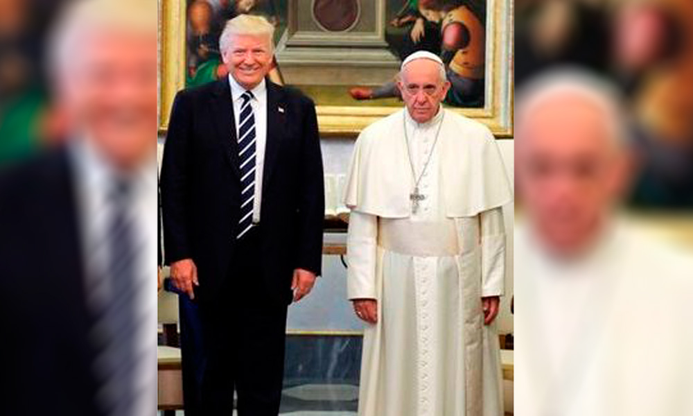 Recibe papa Francisco a Trump en el Vaticano