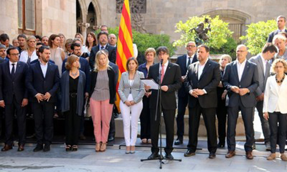 Anuncia Cataluña referéndum independentista 