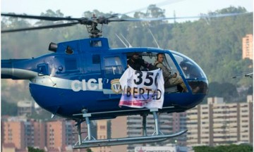Dispara helic&oacute;ptero contra el Tribunal Supremo de Venezuela