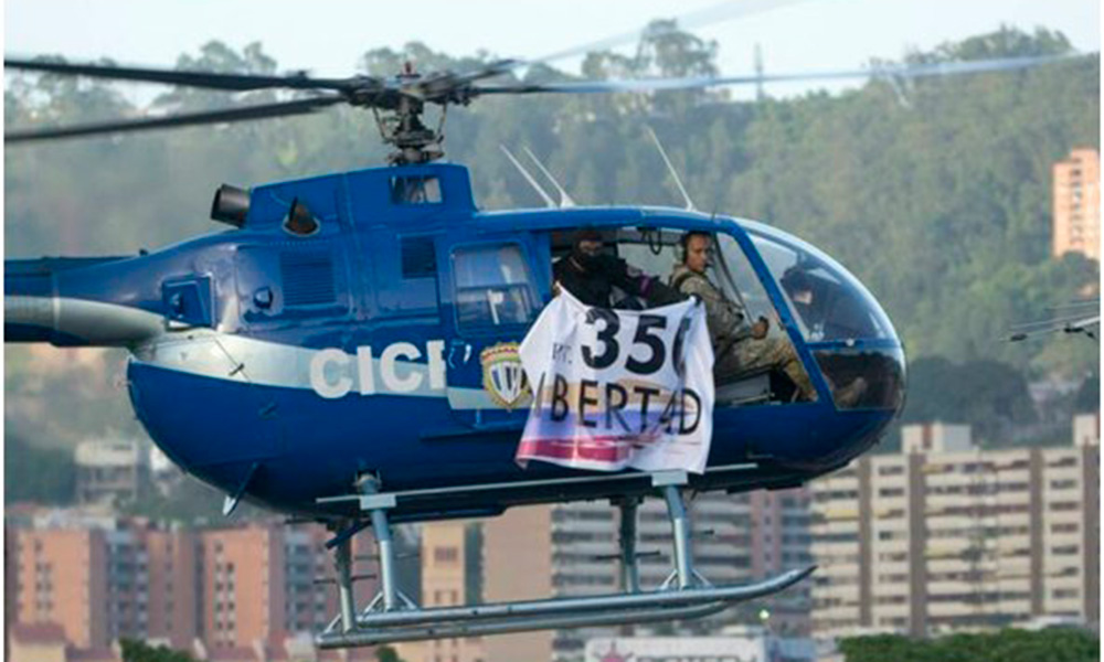 Hallan helicóptero del atentado al tribunal de Venezuela