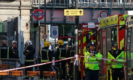 Explosi&oacute;n en metro de Londres deja 22 heridos