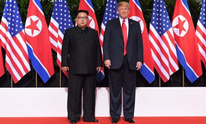 Comenz&oacute; la cumbre Estados Unidos-Corea del Norte