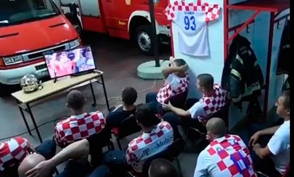 As&iacute; reaccionaron bomberos de Croacia tras una alarma de emergencia