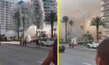 Video: Colapsa edificio departamental en Miami