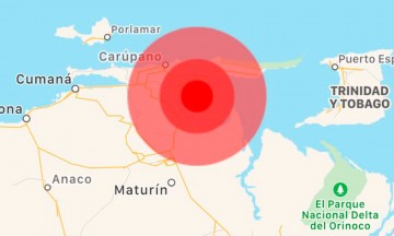 Video: Sacude sismo de 7.3 el norte de Venezuela