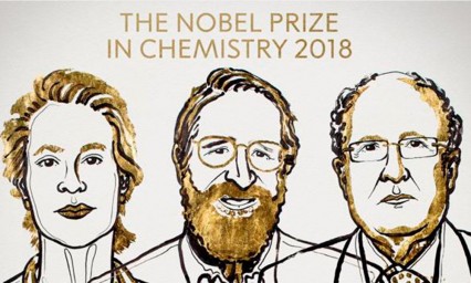 Galardonan con Nobel de Qu&iacute;mica 2018 a Frances Arnold, George Smith y Gregory Winter