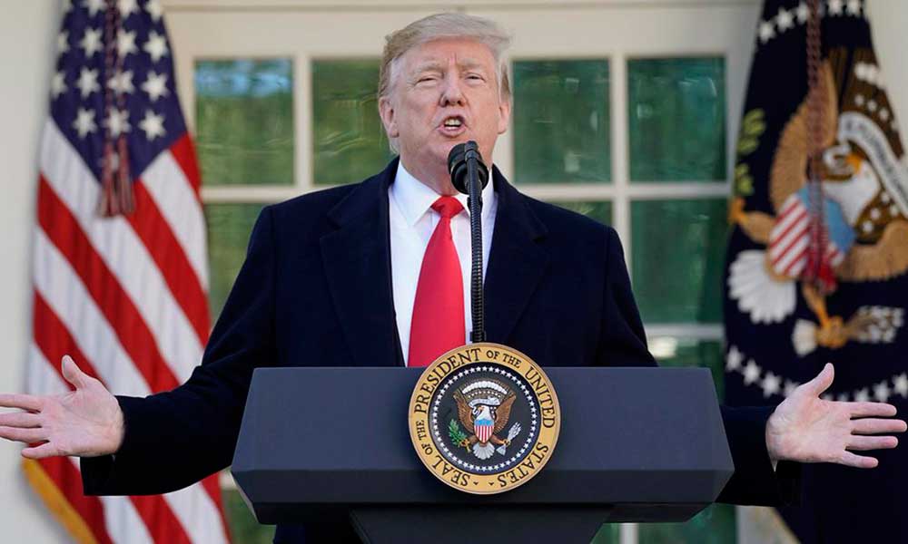 Anuncia Trump acuerdo para abrir gobierno de Estados Unidos