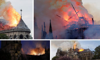 Estas son las fotograf&iacute;as que dej&oacute; el incendio de Notre Dame