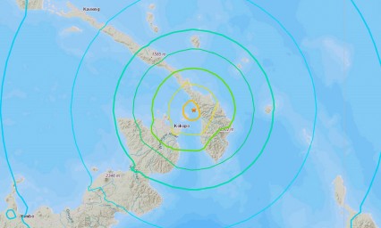 Terremoto de magnitud 7.5 sacude el este de Pap&uacute;a Nueva Guinea