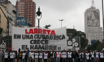 En Argentina exigen recursos para comedores