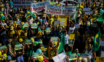 Marchas a favor de Bolsonaro llenan las calles