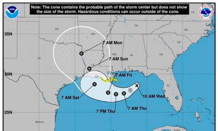Prev&eacute;n un hurac&aacute;n en el Golfo