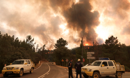 Portugal lucha contra el incendio m&aacute;s complicado del verano