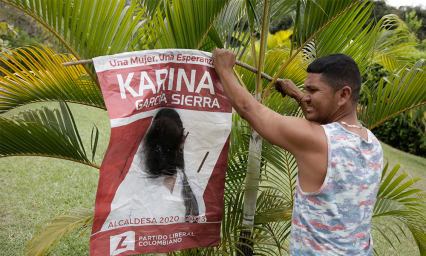 Matan a cinco personas y a candidata en Colombia