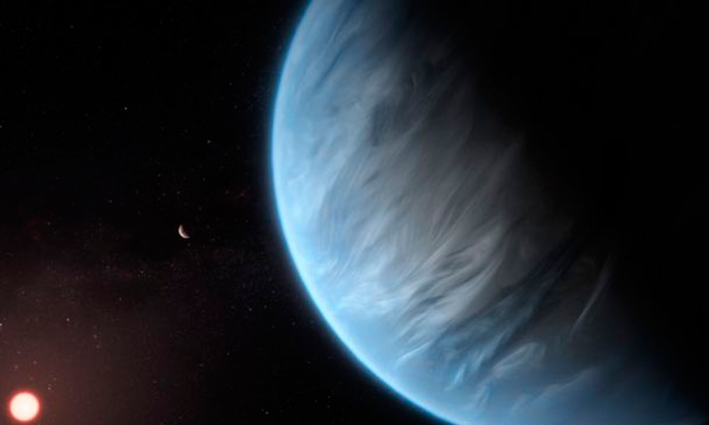 Descubren planeta con agua en la atmosfera; podría alojar vida