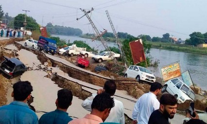 Terremoto &nbsp;de 5.9 grados en Pakist&aacute;n deja 19 muertos y 300 heridos