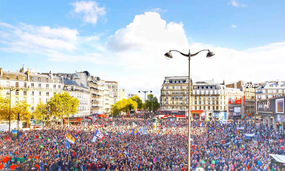 Protestan contra el embarazo asistido en París