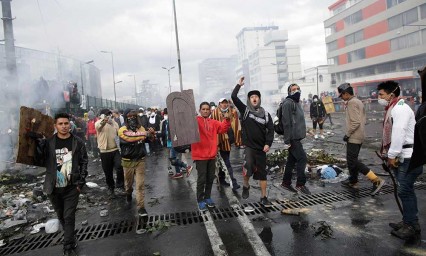 La Copppal pide a Ecuador no reprimir las protestas