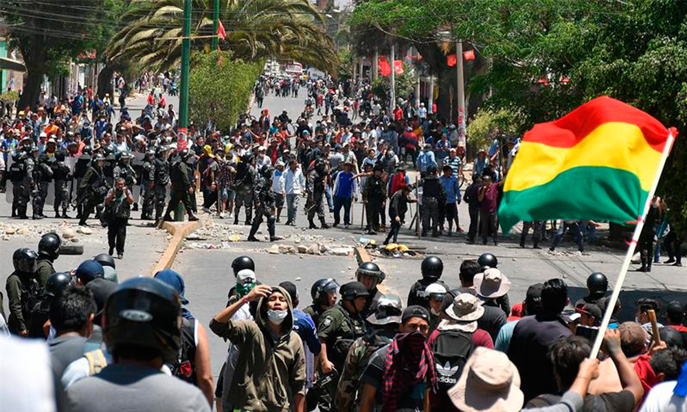 Se intensifican protestas hacia Evo Morales en Bolivia