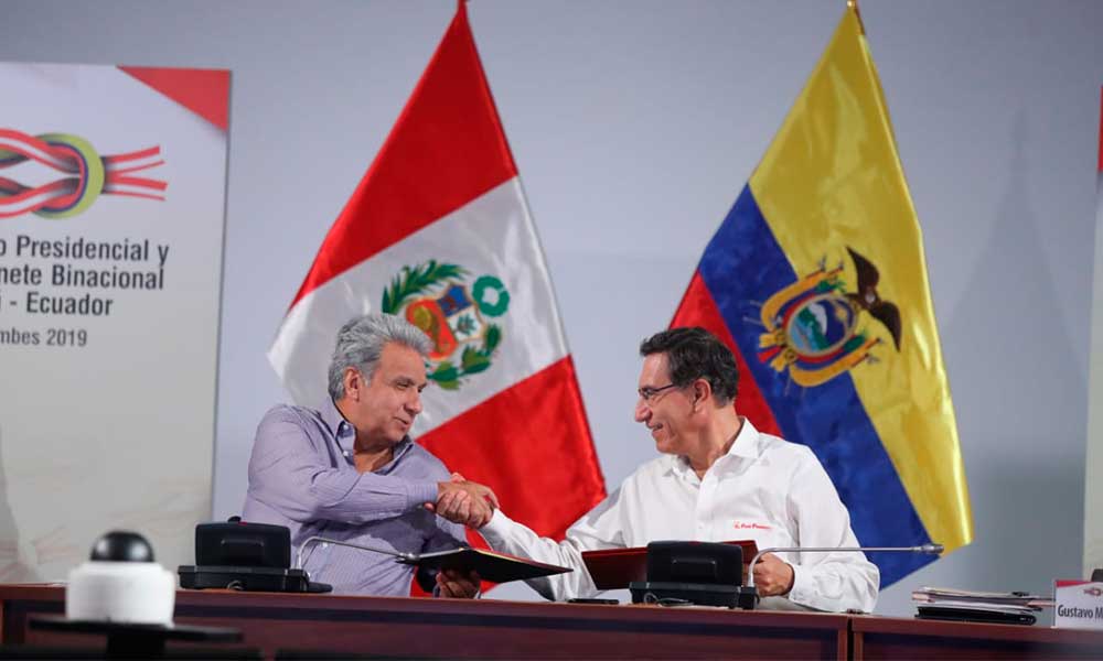 Perú y Ecuador firman acuerdos de paz