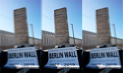 Env&iacute;an pedazo del original Muro de Berl&iacute;n a Trump