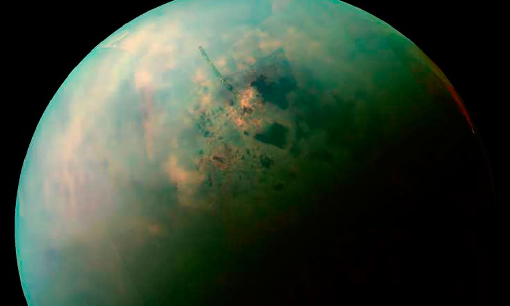 Realizan primer mapa geológico de Titan, luna hermana de la Tierra