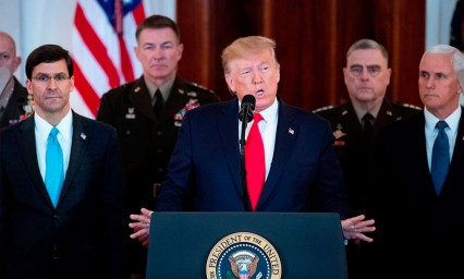 Trump anuncia sanciones econ&oacute;micas a Ir&aacute;n