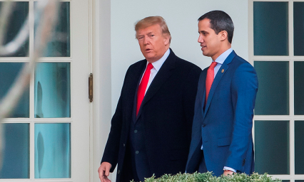 Guaid&oacute; visita la Casa Blanca