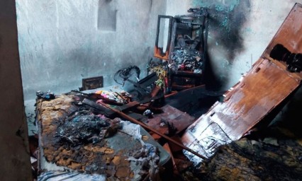 Ni&ntilde;os mueren calcinados por incendio provocado por una tablet