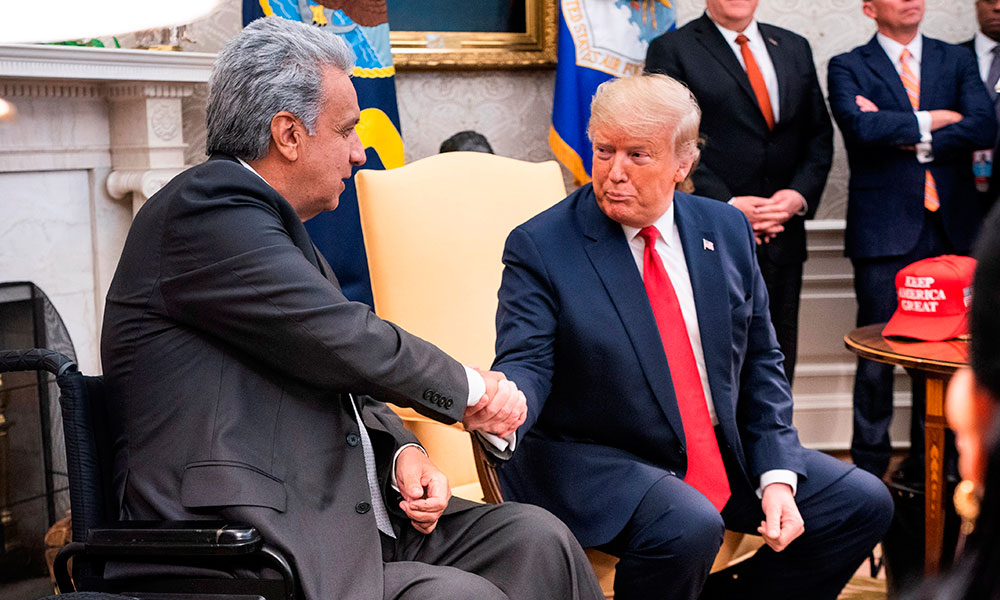 Trump busca acuerdo comercial con Ecuador