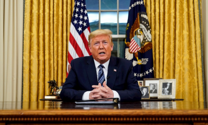 Trump proh&iacute;be la entrada a vuelos provenientes de Europa