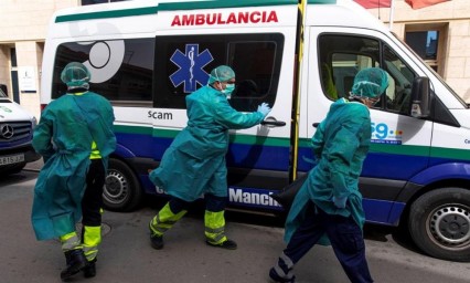 Espa&ntilde;a alcanza 12 mil 418 muertes y 130 mil casos