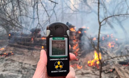 Incendios en Ucrania se extienden hasta domo de Chern&oacute;bil