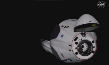 Atraca nave de Space X en la Estaci&oacute;n Espacial Internacional