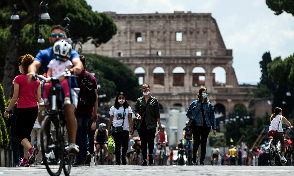 Italia inicia fase 3 de desescalada; reabre el ocio 