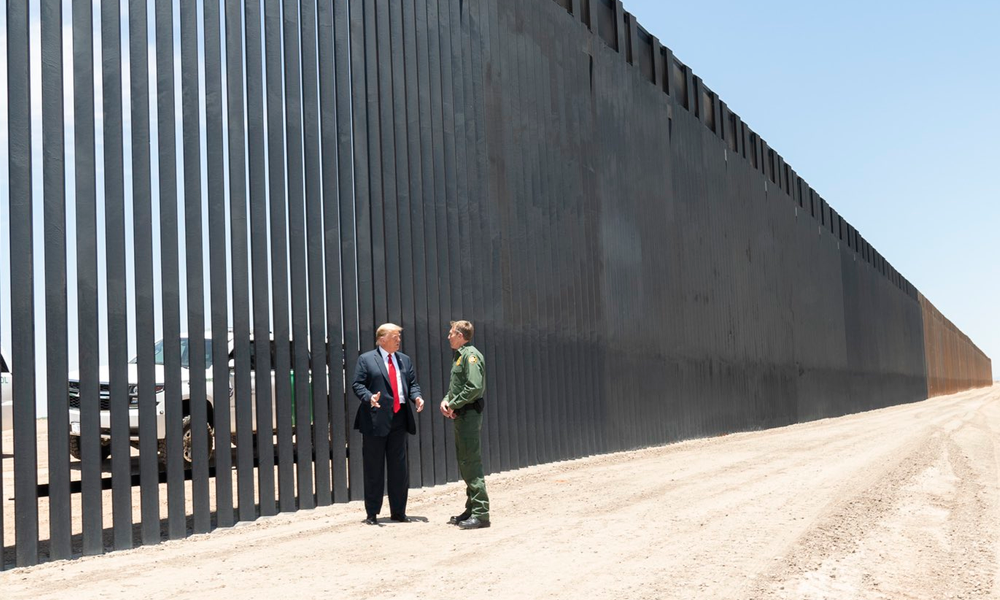 El muro pasará por Texas, Arizona, Nuevo México y California