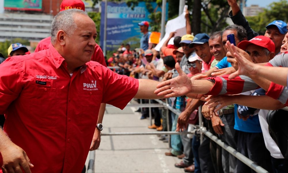 Diosdado Cabello, funcionario de Venezuela y mano derecha de Maduro, tiene Covid