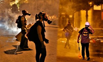 Protestas en El Líbano dejan heridos y a miembro del Ministerio Interior fallecido