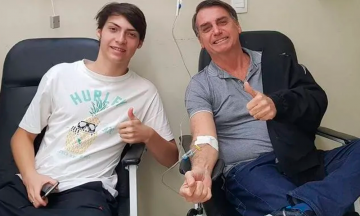 Hijo de Bolsonaro da positivo a COVID-19