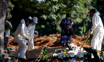 Brasil supera los 114 mil muertos y bordea los 3,6 millones de casos por COVID-19