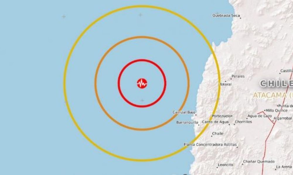 Fuerte sismo sacude Chile